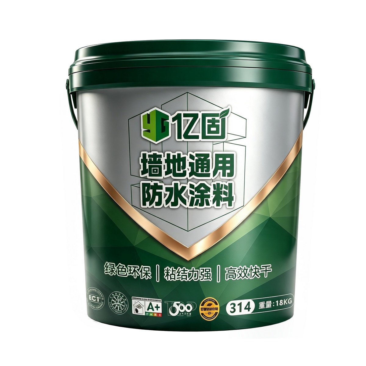 314墙地通用防水涂料